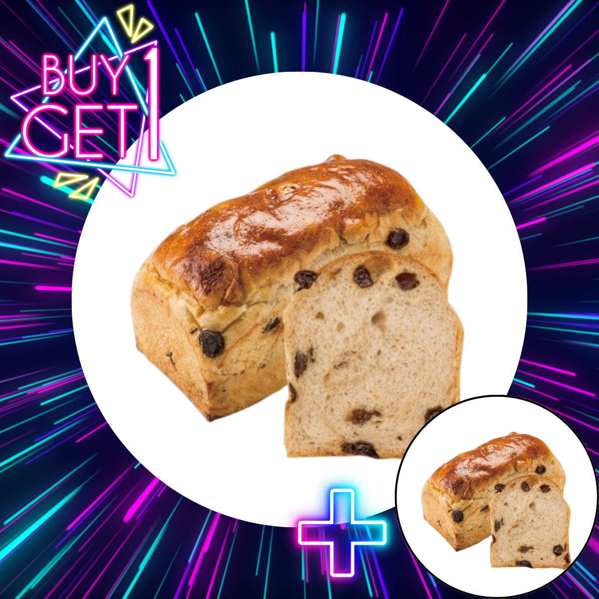 [BUY1 GET1 FREE] Grape bread Heartland