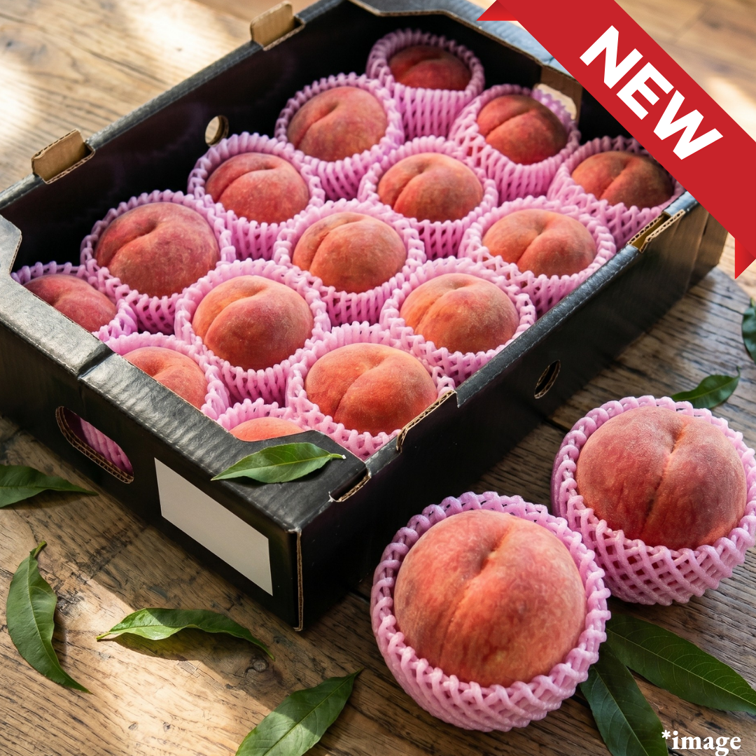 "Hikawa-Hakuho(Top Grade Black Label/2L-size)", The First Taste of Early Summer Yamanashi Premium Peaches, | Delivery: 3rd~4th Jul