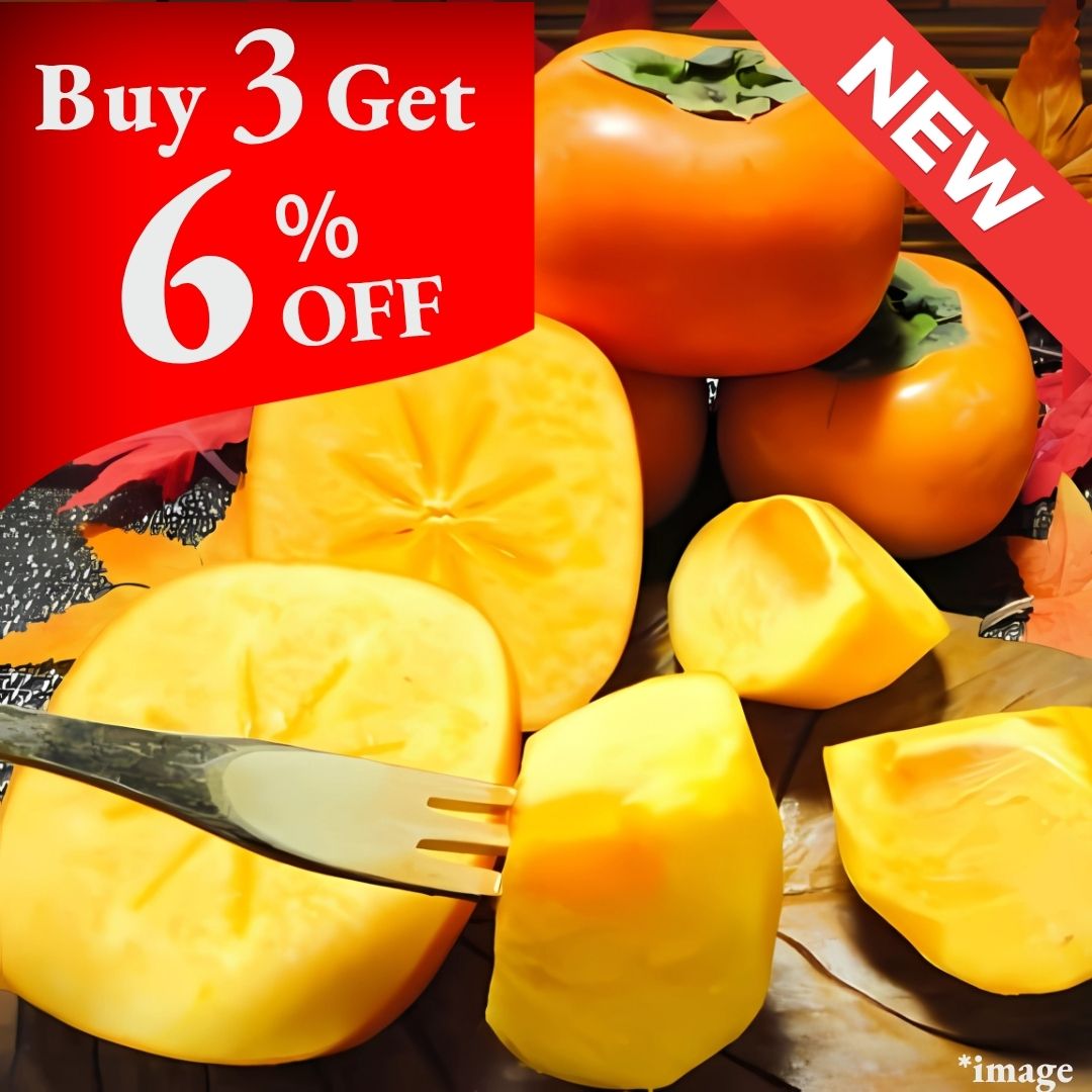 "Tone Wase (High Grade)", Nara Seedless Persimmons, from Japan’s Renowned Region, (2pcs/400g+) | Delivery: 17th-18th Oct