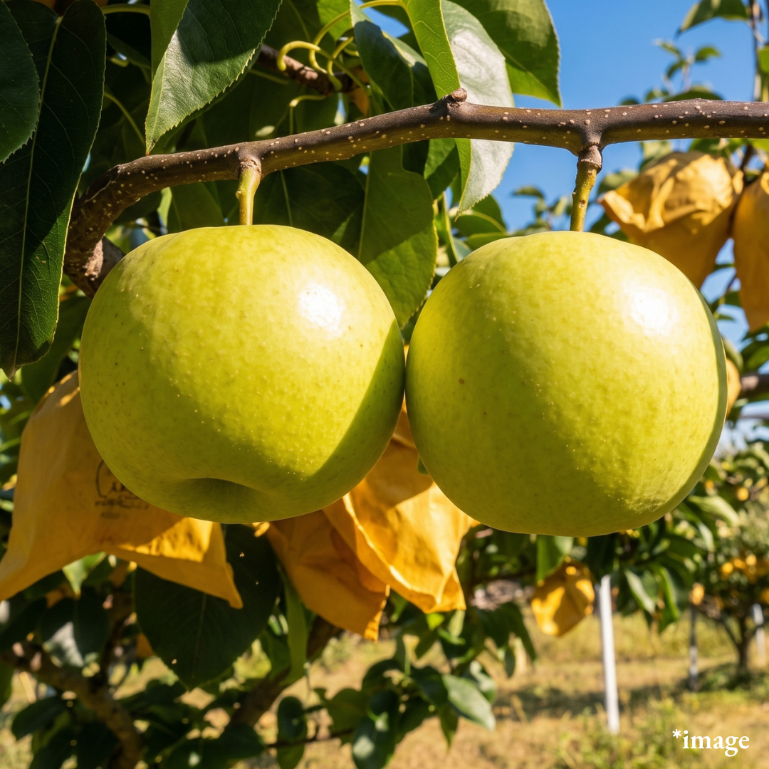 "20th Century Japanese Pear (2L-size/High Grade)", The most popular traditional Japanese pear, Approx.600g+(2pcs) | Delivery 11th~12th Sep