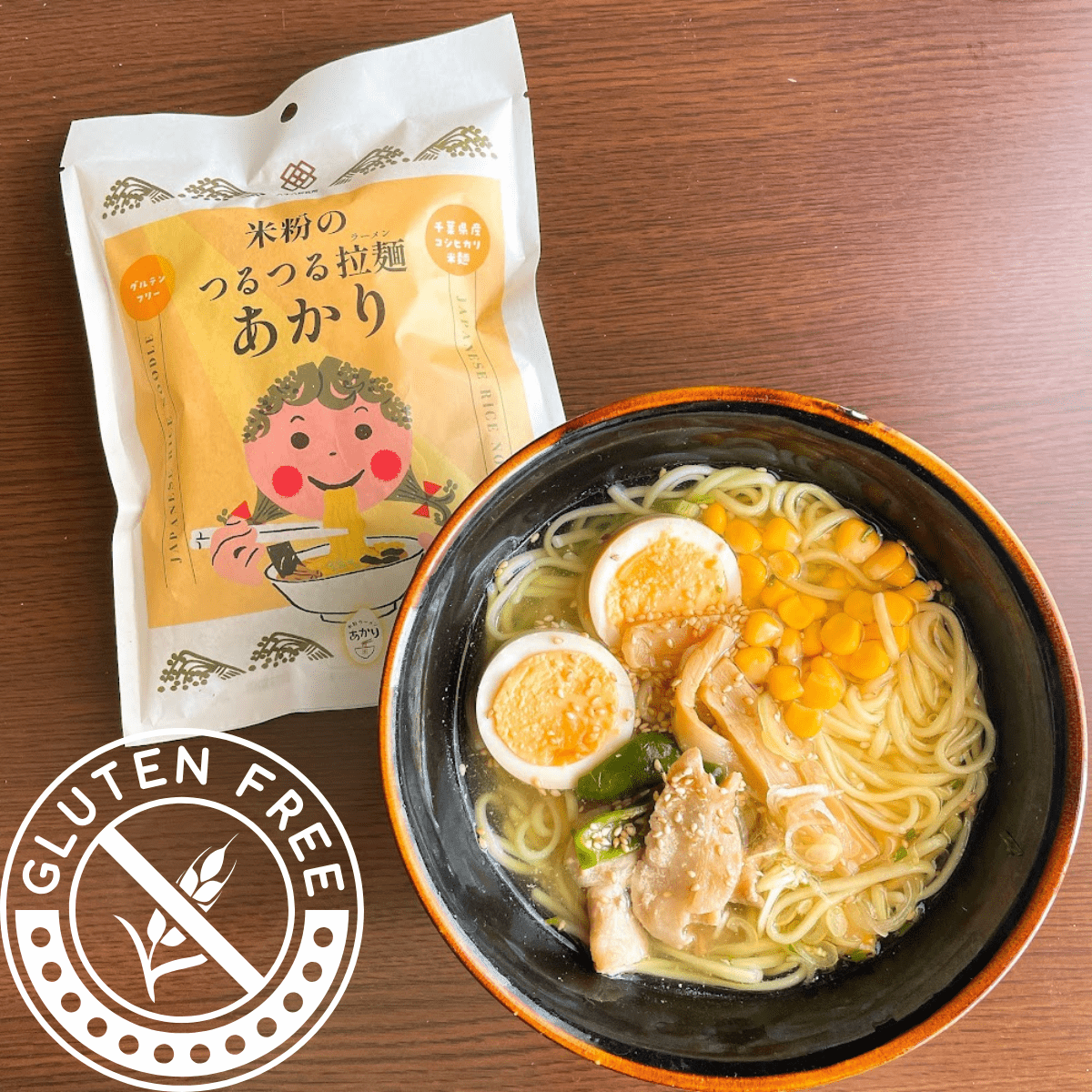 Akari Smooth Gluten Free Rice Ramen Shio 1 Serving - Tokyo Fresh Direct