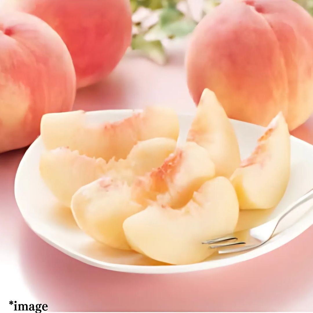 "Akatsuki Peach (High Grade)", The Peaches known to have been presented to the Imperial family, from Fukushima, 2pcs/approx.600g | Delivery: 8th~9th Aug - Tokyo Fresh Direct
