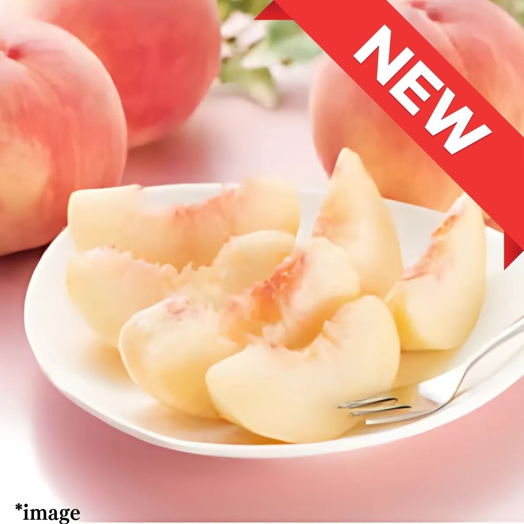 "Akatsuki Peach (High Grade)", The Peaches known to have been presented to the Imperial family, from Fukushima, 2pcs/approx.600g | Delivery: 8th~9th Aug - Tokyo Fresh Direct