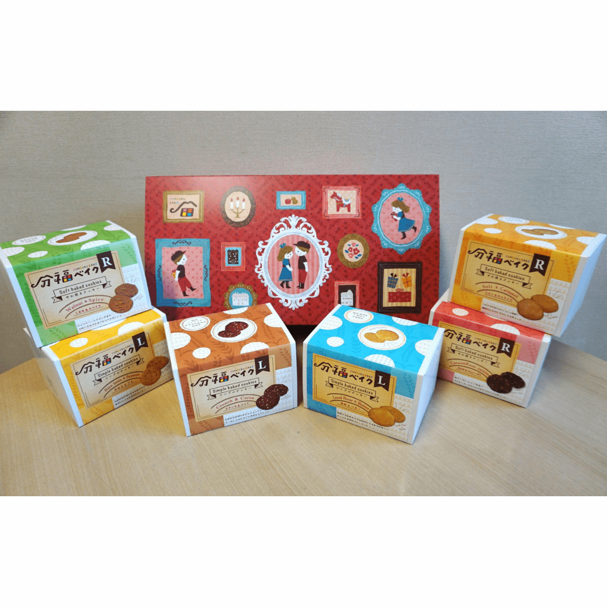 Bunbuku Baked Cookie 6 Box Assorted - Tokyo Fresh Direct