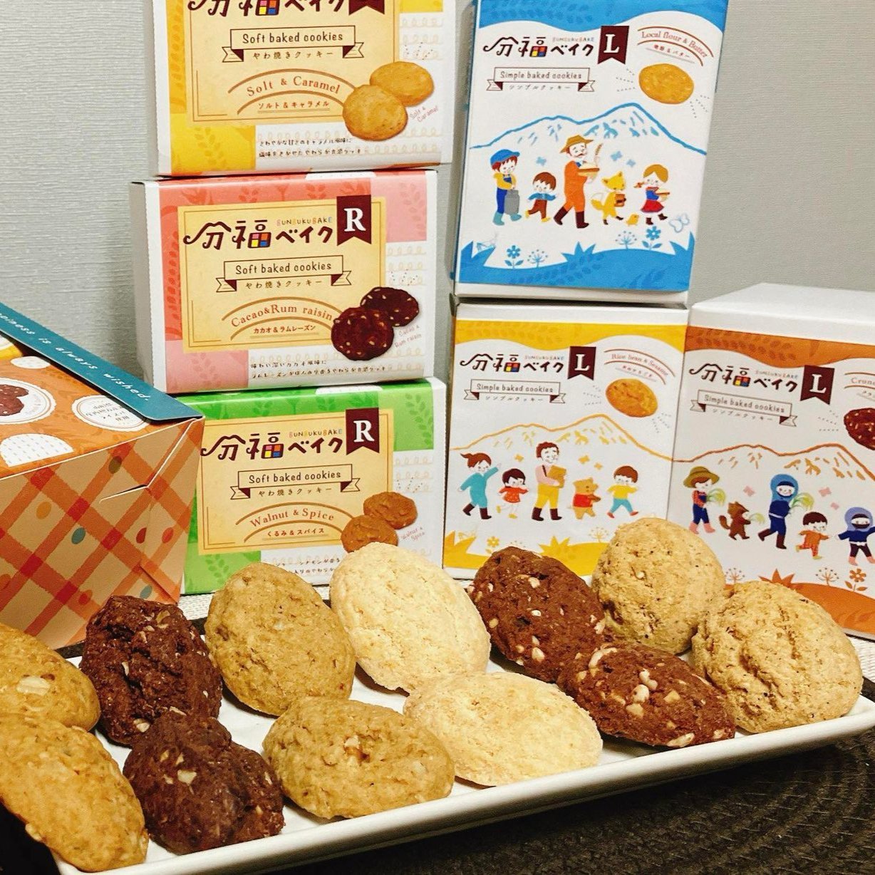 Bunbuku Baked Cookie L Crunch & Cocoa HONTAKE - Tokyo Fresh Direct