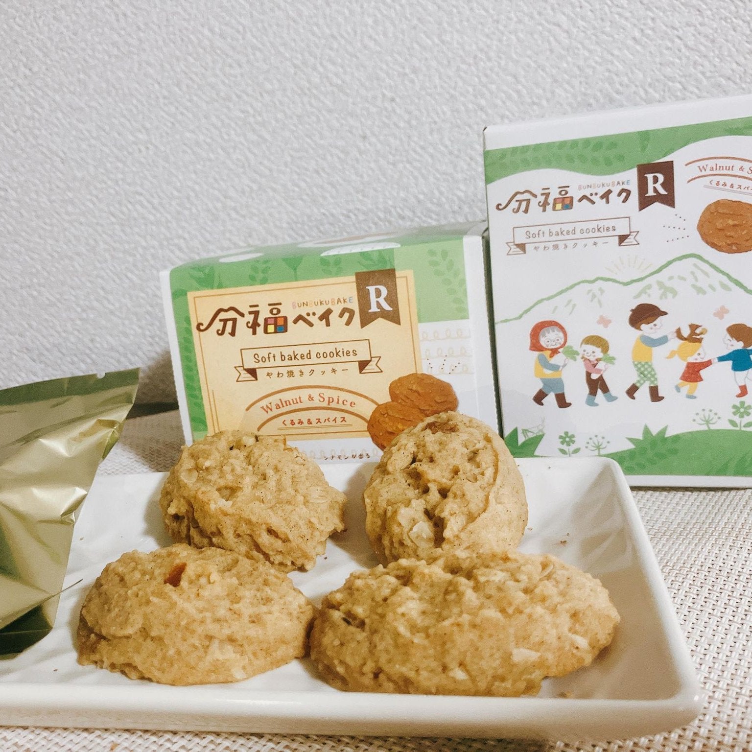 Bunbuku Baked Cookie Soft R Chestnut & Spice HONTAKE - Tokyo Fresh Direct