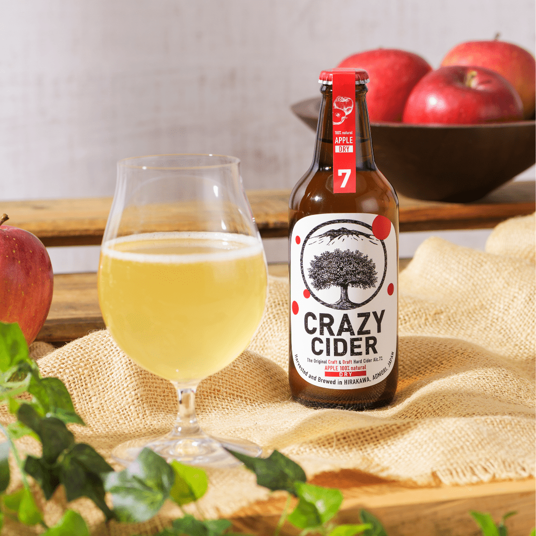 Crazycider Dry Apple Cider 330ml Alc.7% - Tokyo Fresh Direct