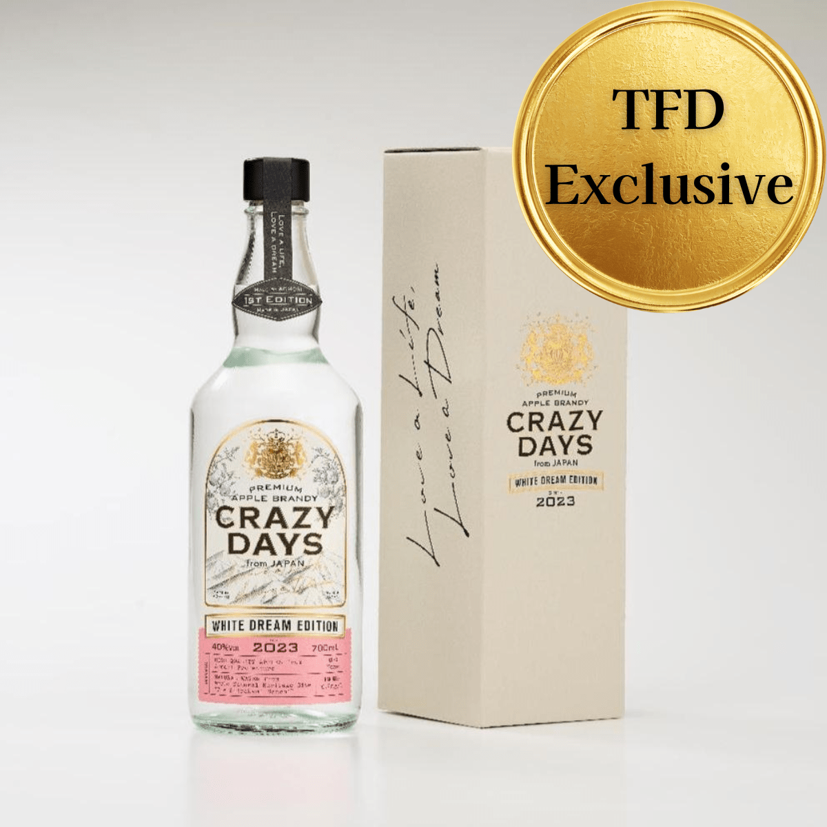 Crazydays White Edition Apple Brandy 700Ml Alc.40% - Tokyo Fresh Direct