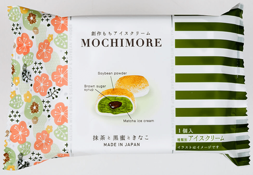 Daiichi MOCHIMORE Matcha & Brown Sugar Kinako Mochi Icecream - Tokyo Fresh Direct