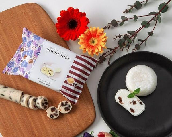 Daiichi MOCHIMORE Raisin Butter Mochi Icecream - Tokyo Fresh Direct