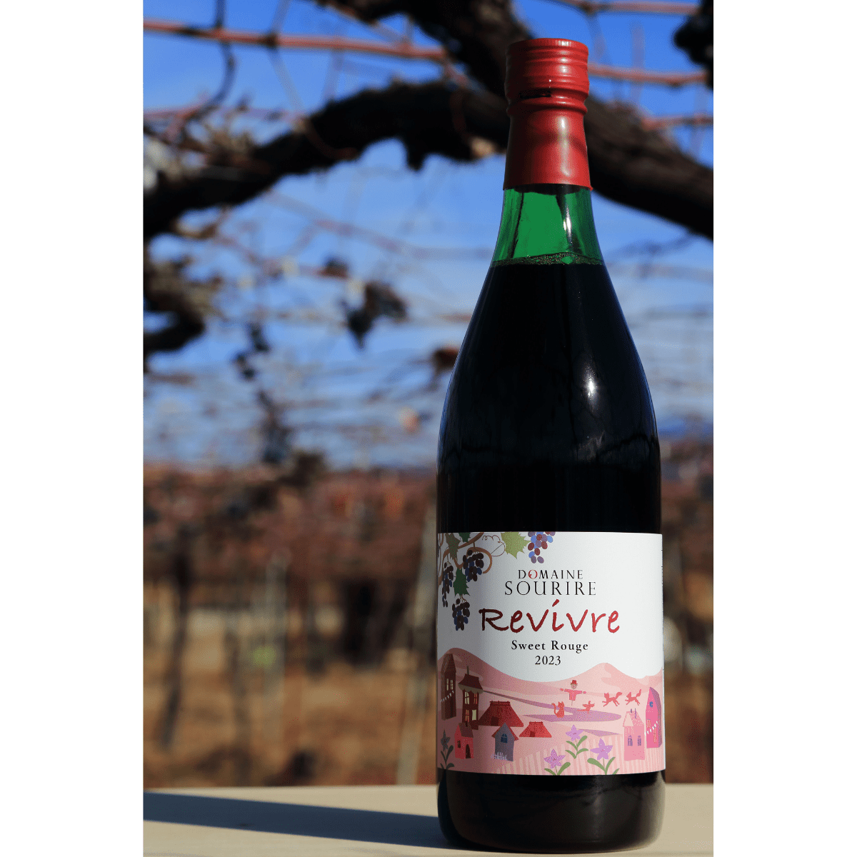 DOMAINE SOURIRE Revivre Concord Sweet Rouge Wine 2023 720ml ABV.11% - Tokyo Fresh Direct