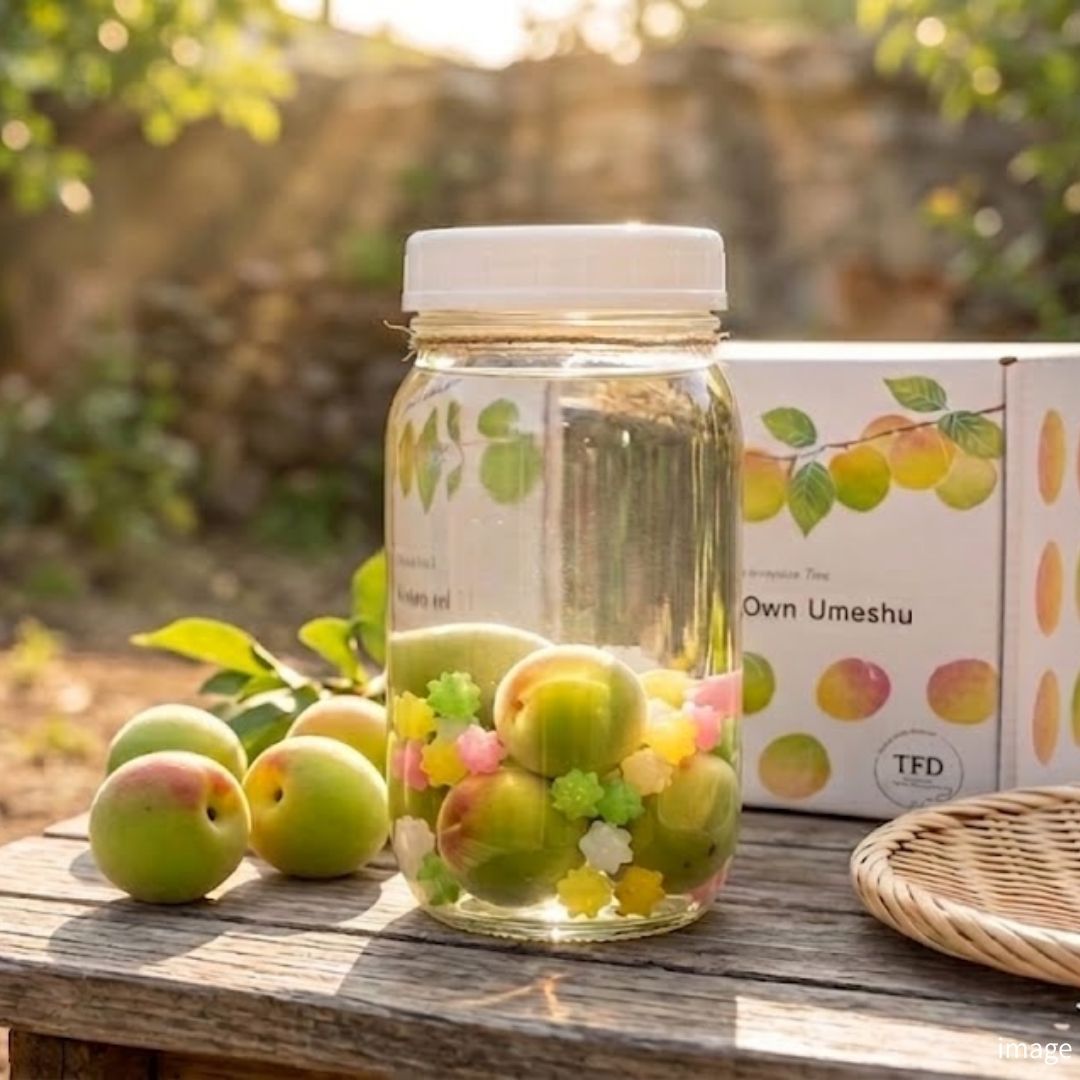 Easy Mini Nanko Umeshu Set – Just Add Your Favorite Liquor | Appox. 100g of Ume | Delivery: 19thJune - 4th July - TFD (Tokyo Fresh Direct)
