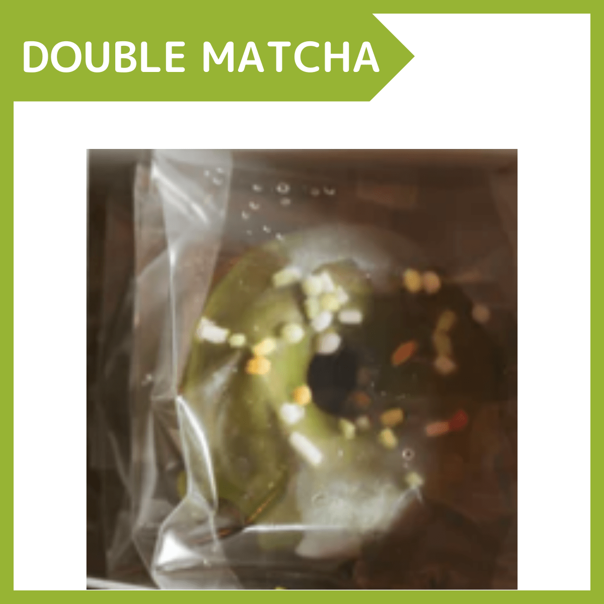 FLC Design Special Doughnut NINE Double Matcha - Tokyo Fresh Direct