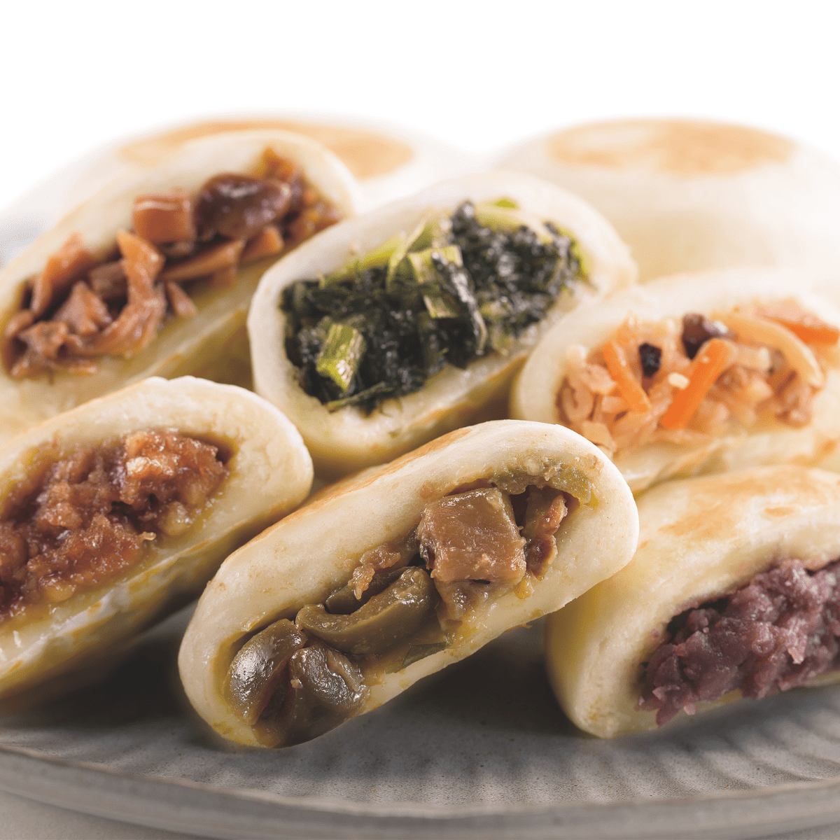 FRESH VEGEE PROCESSING Nagano Taste Oyaki Stuffed Bun Sweet Red Bean - TFD (Tokyo Fresh Direct)
