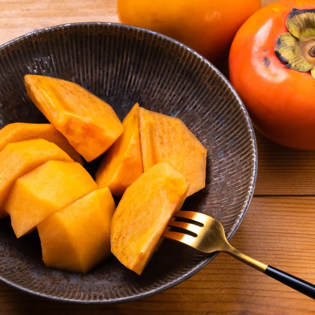 "Fuyu Persimmon (High Grade)" approx.500g/2pc, “King of Sweet Persimmons” with high sugar content, from Gifu [Delivery between 29th~30th Nov] - Tokyo Fresh Direct