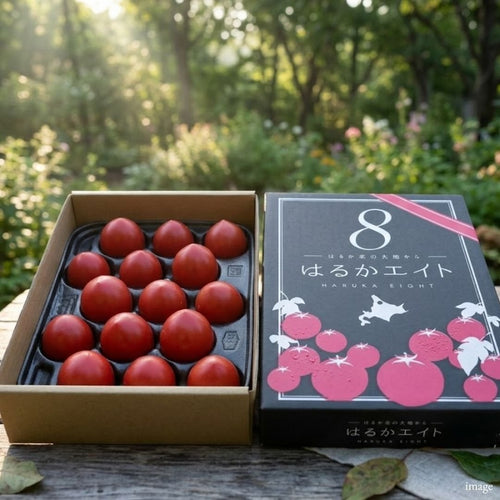 Haruka Eight Tomato (Hokkaido) – Premium Fruit Tomato 1kg  10-12pcs | Brix 8°+ | Naturally Sweet & Refreshingly Juicy