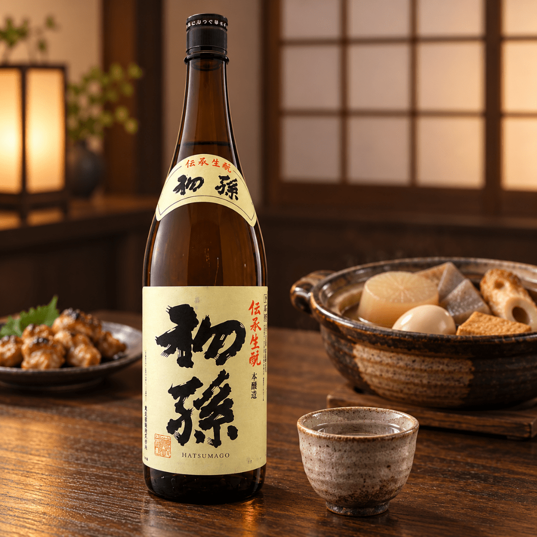 Hatsumago Densho Kimoto Honjozo Sake 720ml ABV.15.5% - TFD (Tokyo Fresh Direct)