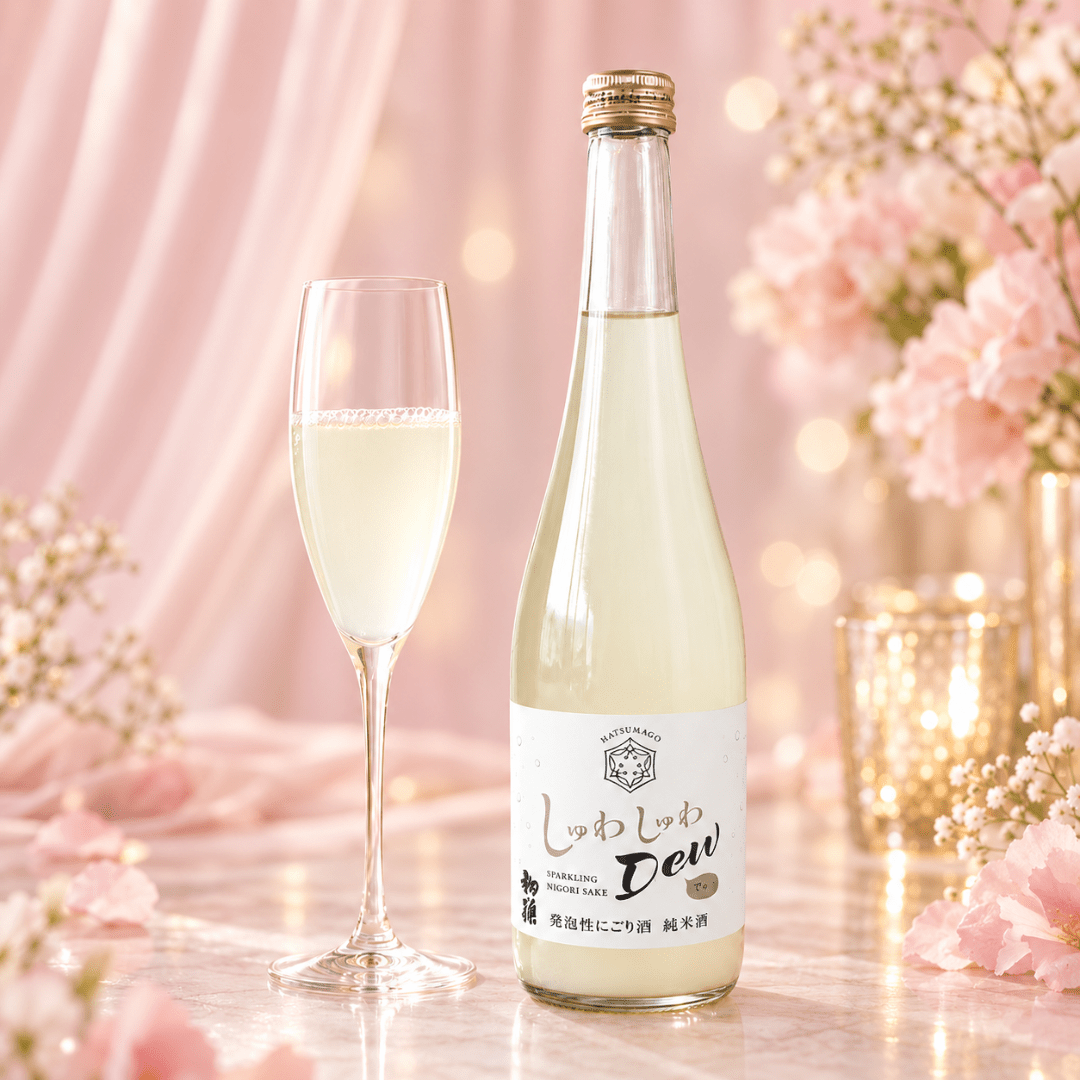 Hatsumago Dew Sparkling Nigori Sake 500ml ABV.9.5% - TFD (Tokyo Fresh Direct)