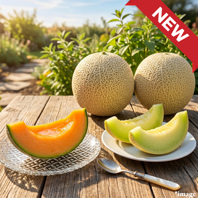 [High - Brix Melon Tasting Giftbox] Earl’s Melons & Red Melon, Approx.2.8kg | Delivery: 1st - 2nd May - TFD (Tokyo Fresh Direct)