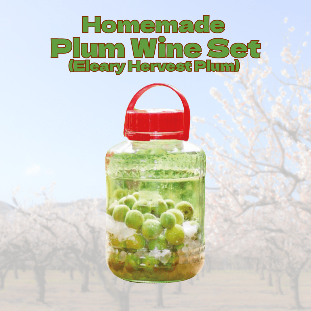 Homemade Plum Wine Set （Early Harvest Plum）– Craft Your Own Japanese Fruit Liqueur［6th ~ 7th June Delivery］ - Tokyo Fresh Direct