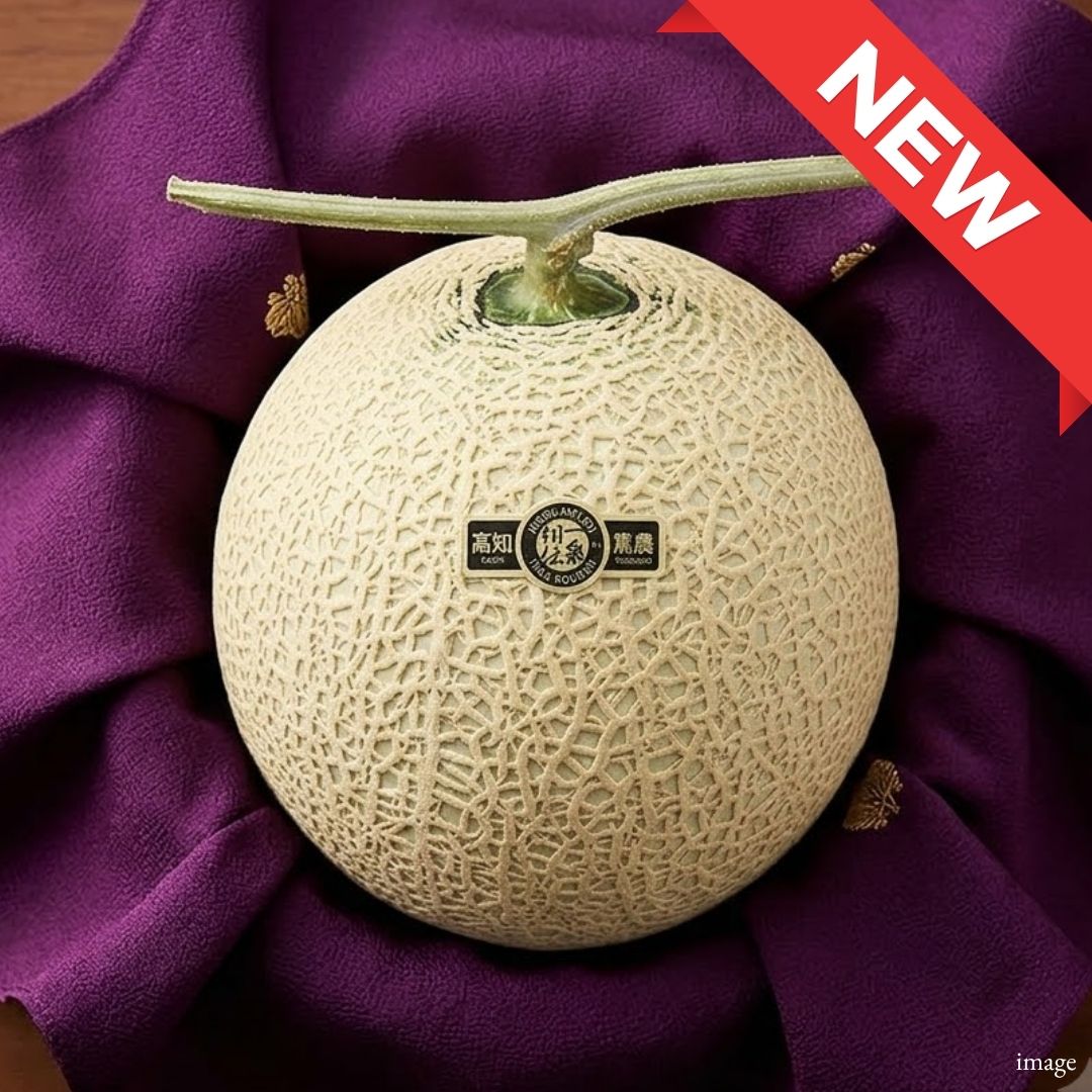 Ikka Soden Musk Melon – Premium Gift Box Approx. 1.5kg | The Ultimate Expression of - Box Approx. 1.5kg | Delivery: 7th–8th Aug - TFD (Tokyo Fresh Direct)