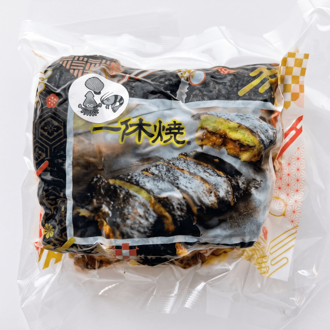Ikkyu-Yaki Nori-Wrapped Okonomiyaki Mixed Seafood - TFD (Tokyo Fresh Direct)