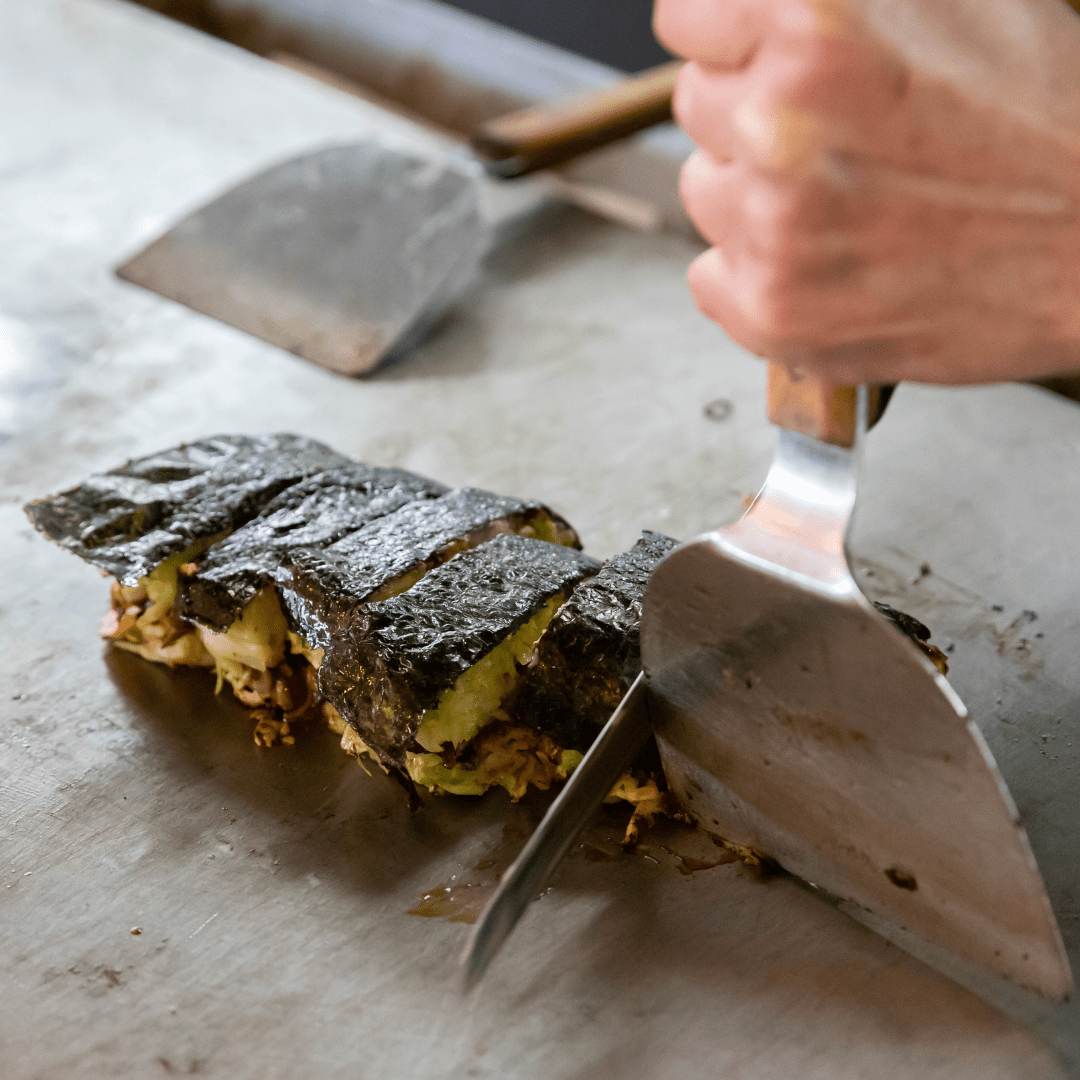 Ikkyu-Yaki Nori-Wrapped Okonomiyaki Mixed Seafood - TFD (Tokyo Fresh Direct)
