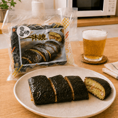 Ikkyu-Yaki Nori-Wrapped Okonomiyaki Mixed Seafood