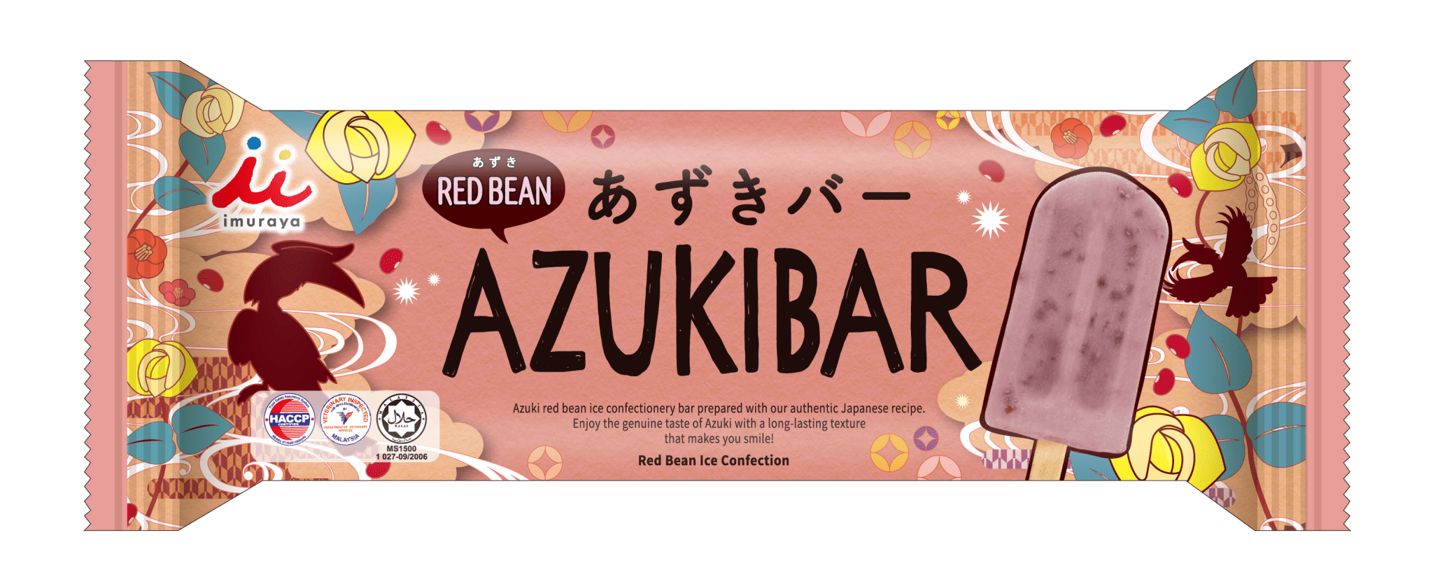 IMURAYA AZUKIBAR RED BEAN HALAL - Tokyo Fresh Direct
