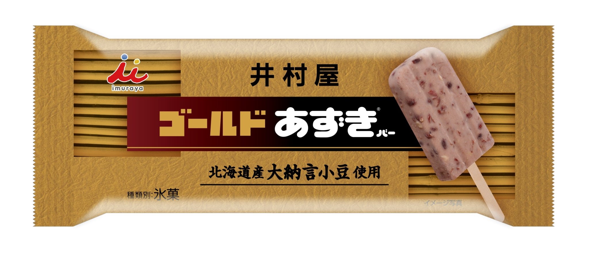IMURAYA Gold Azuki Bar Ice Cream Hokkaido Red Bean