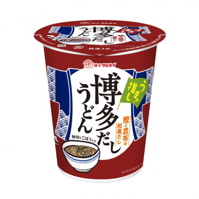 Instant Cup Noodles Hakata Dashi Stock Udon with Burdock