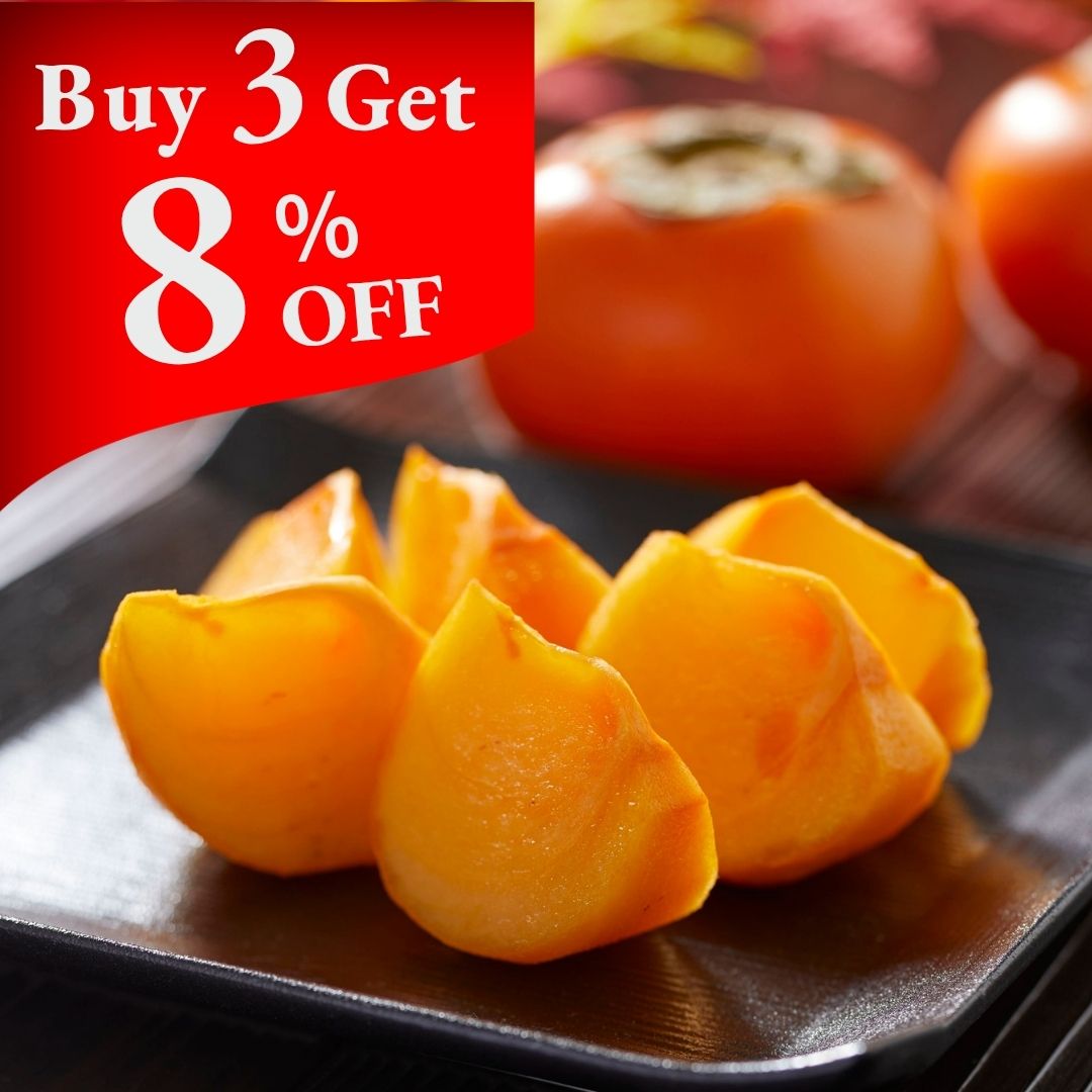 "Jiro Persimmon (High Grade)", Crispy and sweet, nearly seedless persimmon ,from Aichi(size M 2pcs/400g+) | Delivery: 14th - 15th Nov - Tokyo Fresh Direct