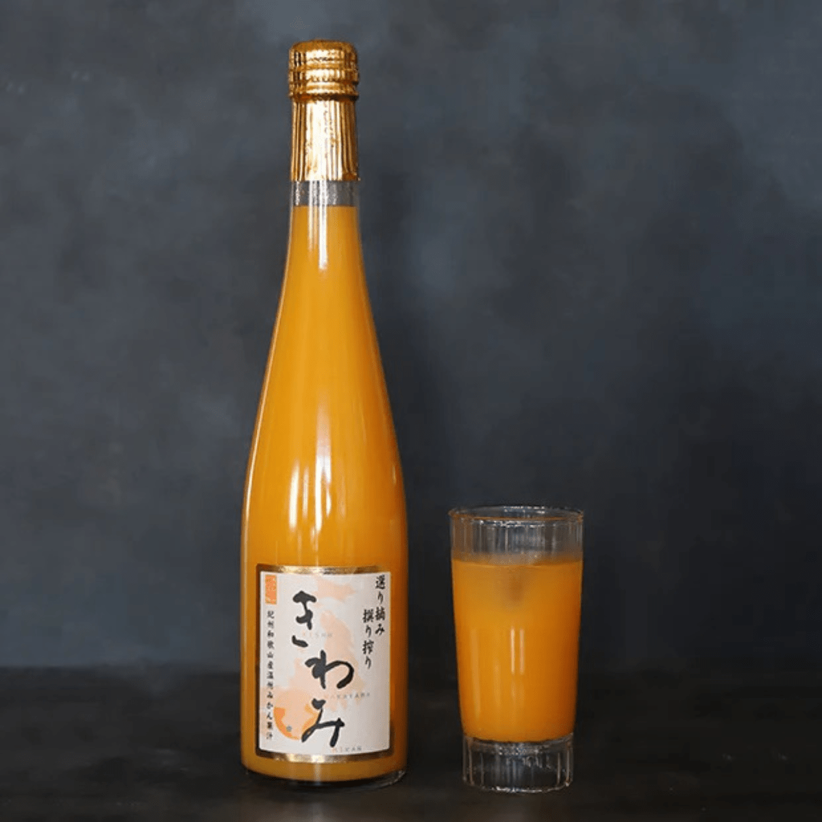 KIWAMI 100% Unshiu Mikan Juice 500ml - Tokyo Fresh Direct