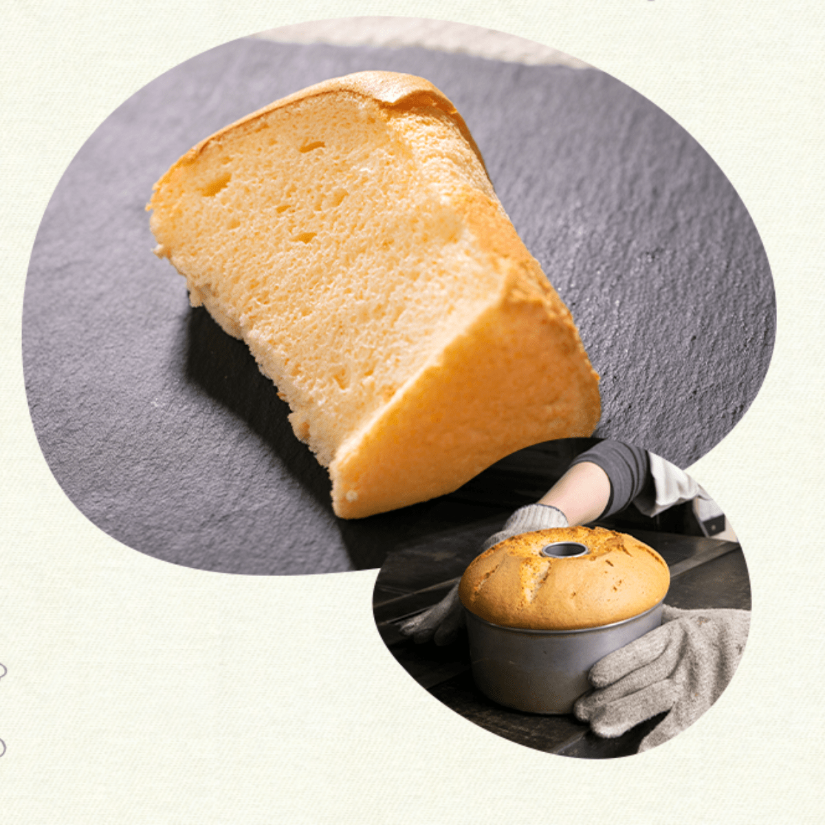 KOME CO MofuMofu Fluffy Rice Flour Chiffon Cake Plain - Tokyo Fresh Direct