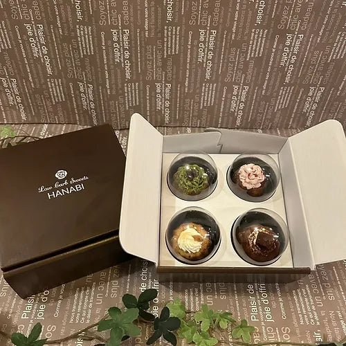 Low Carb Fresh Canelé Varieties 4pc LCS HANABI - Tokyo Fresh Direct