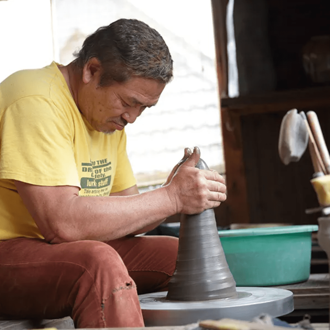 [Made to Order] ATOBUGAMA ONIBIZEN Handcrafted Bizen Ware Coffee Cup - TFD (Tokyo Fresh Direct)