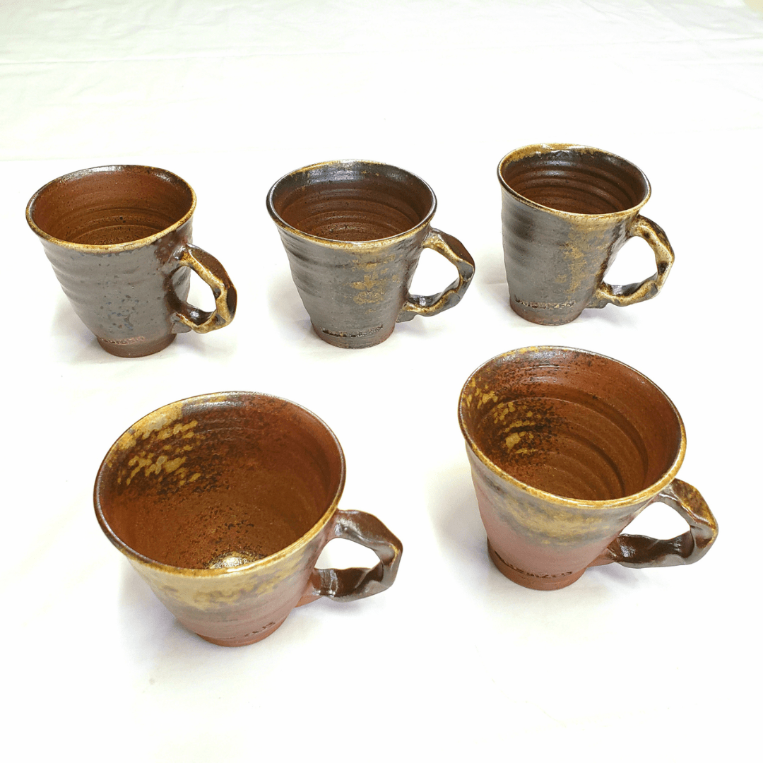 [Made to Order] ATOBUGAMA ONIBIZEN Handcrafted Bizen Ware Coffee Cup - TFD (Tokyo Fresh Direct)