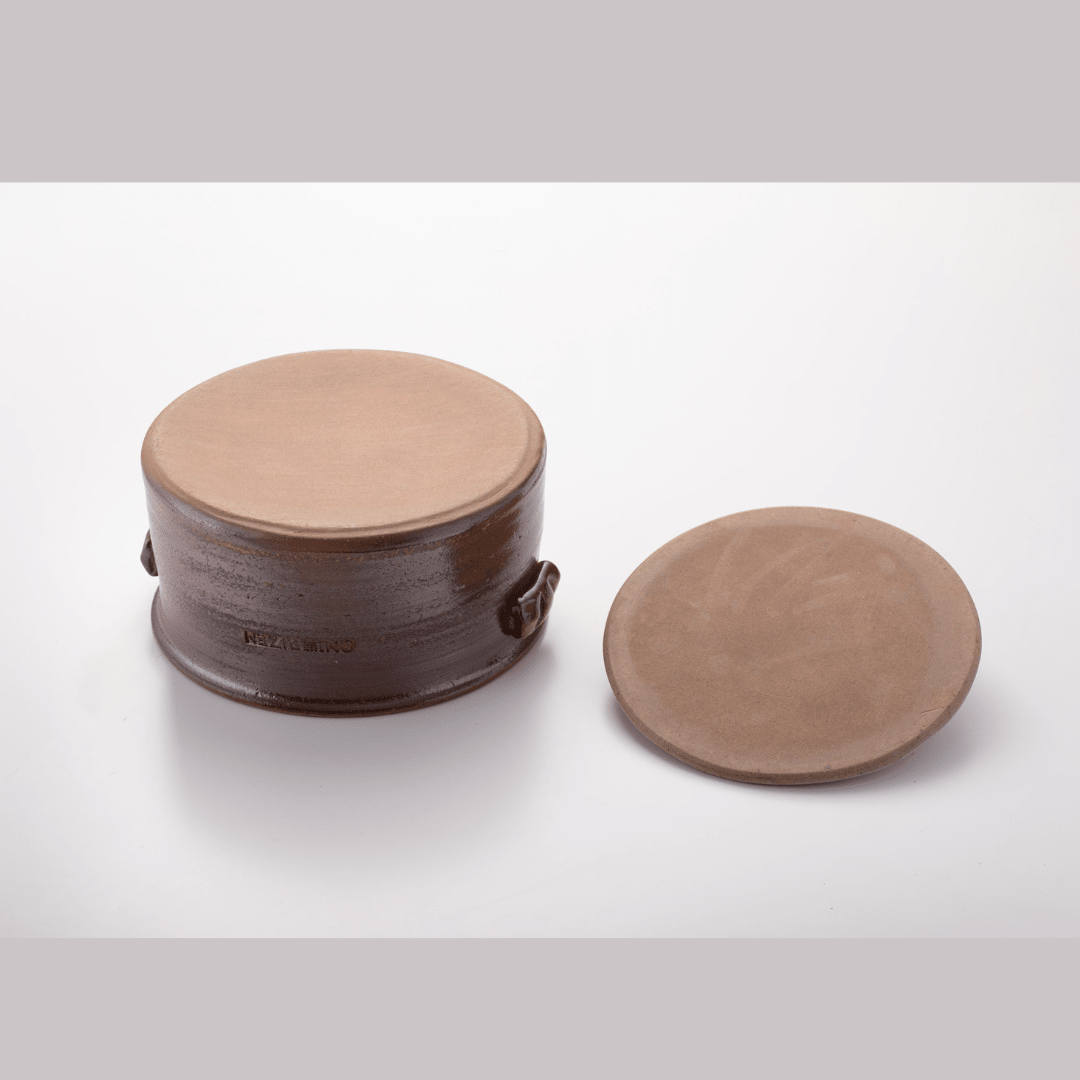 [Made to Order] ATOBUGAMA ONIBIZEN OHITSU Handcrafted Bizen Ware Rice Keeper - TFD (Tokyo Fresh Direct)