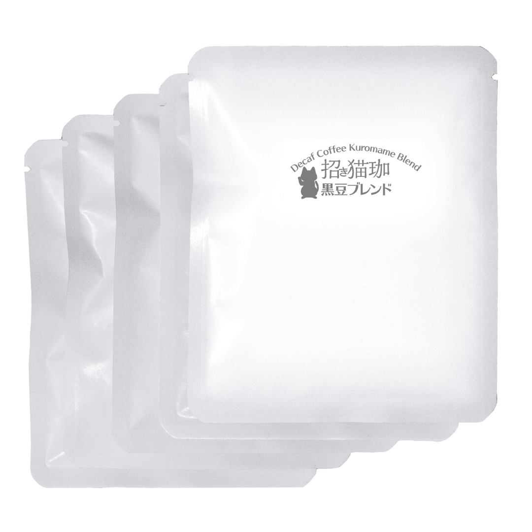 Maneki Neko Kuromame Black Soy Decaf Coffee Drip Bag - TFD (Tokyo Fresh Direct)