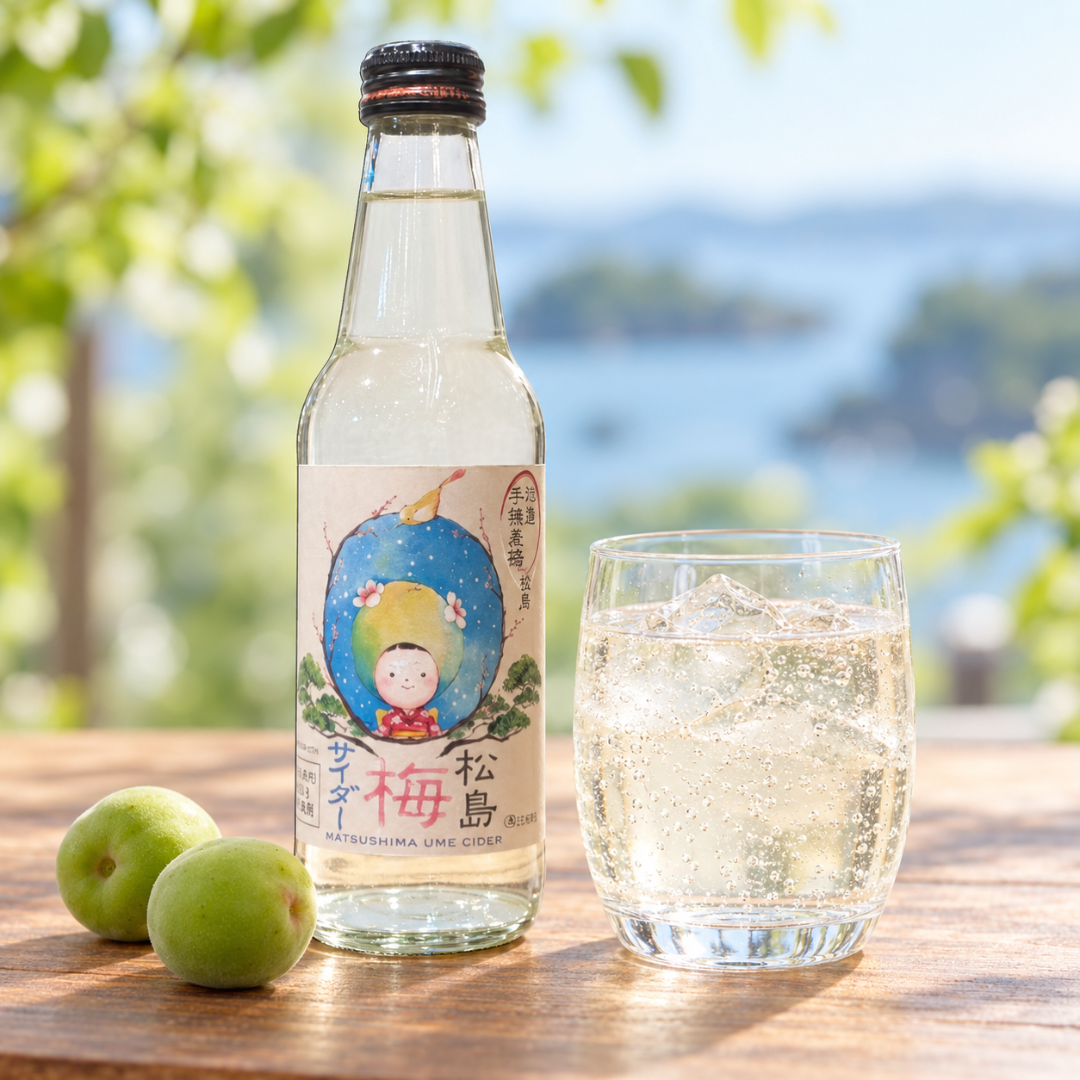 Matsushima Ume Cider Plum Flavour 340ml - TFD (Tokyo Fresh Direct)
