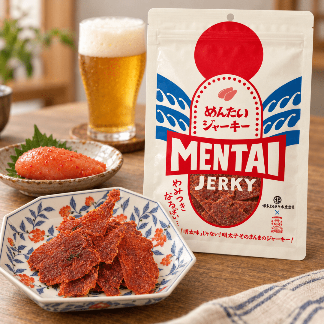 Mentai Jerky 20g - TFD (Tokyo Fresh Direct)