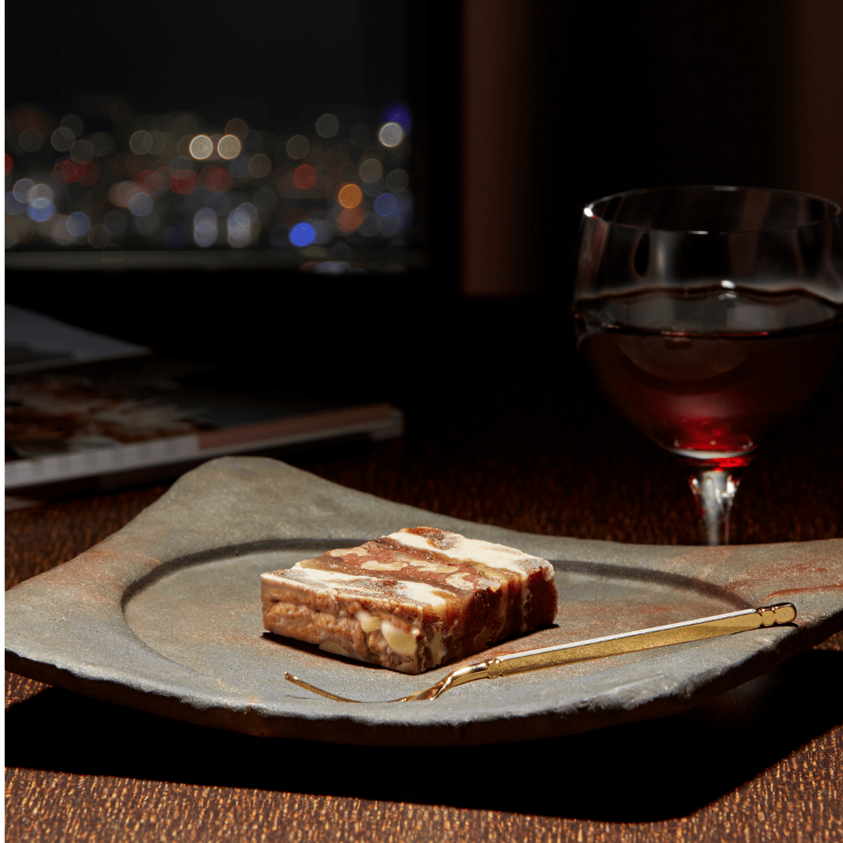 Mille Feuille with Dried Persimmon & Walnut & Fig - TFD (Tokyo Fresh Direct)