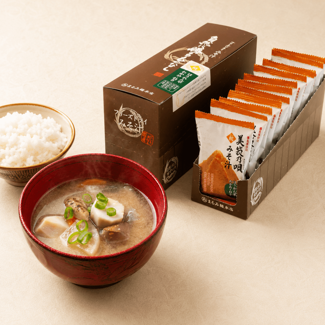 Minagi no Uta Freeze-Dried Miso Soup 1pc – Spinach, Wakame & Spring Onion - TFD (Tokyo Fresh Direct)