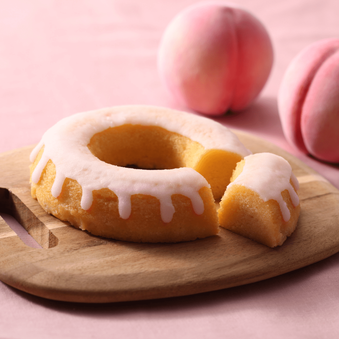 Momo no Kaori Ring Shimizu White Peach Butter Cake 330g - TFD (Tokyo Fresh Direct)
