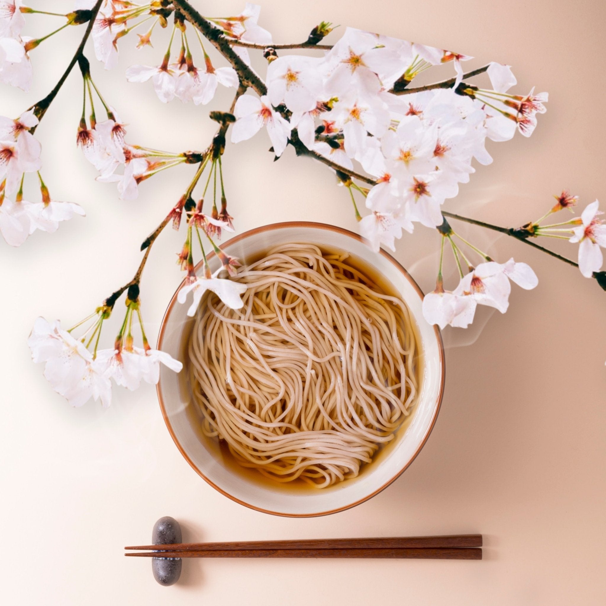 Nagano Semi Fresh Sakura Soba with Sauce 2 servings - Tokyo Fresh Direct