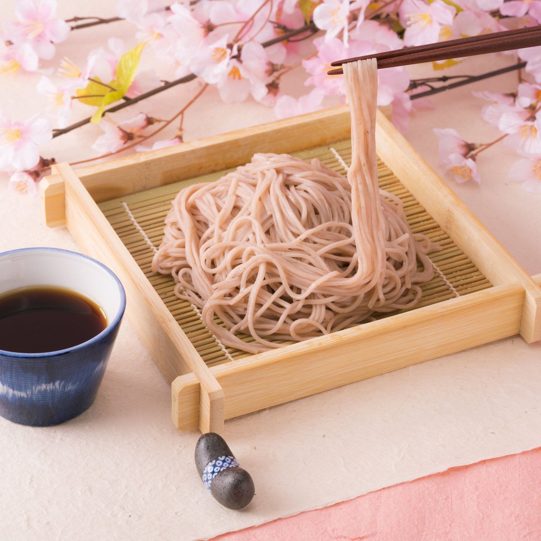 Nagano Semi Fresh Sakura Soba with Sauce 2 servings - Tokyo Fresh Direct