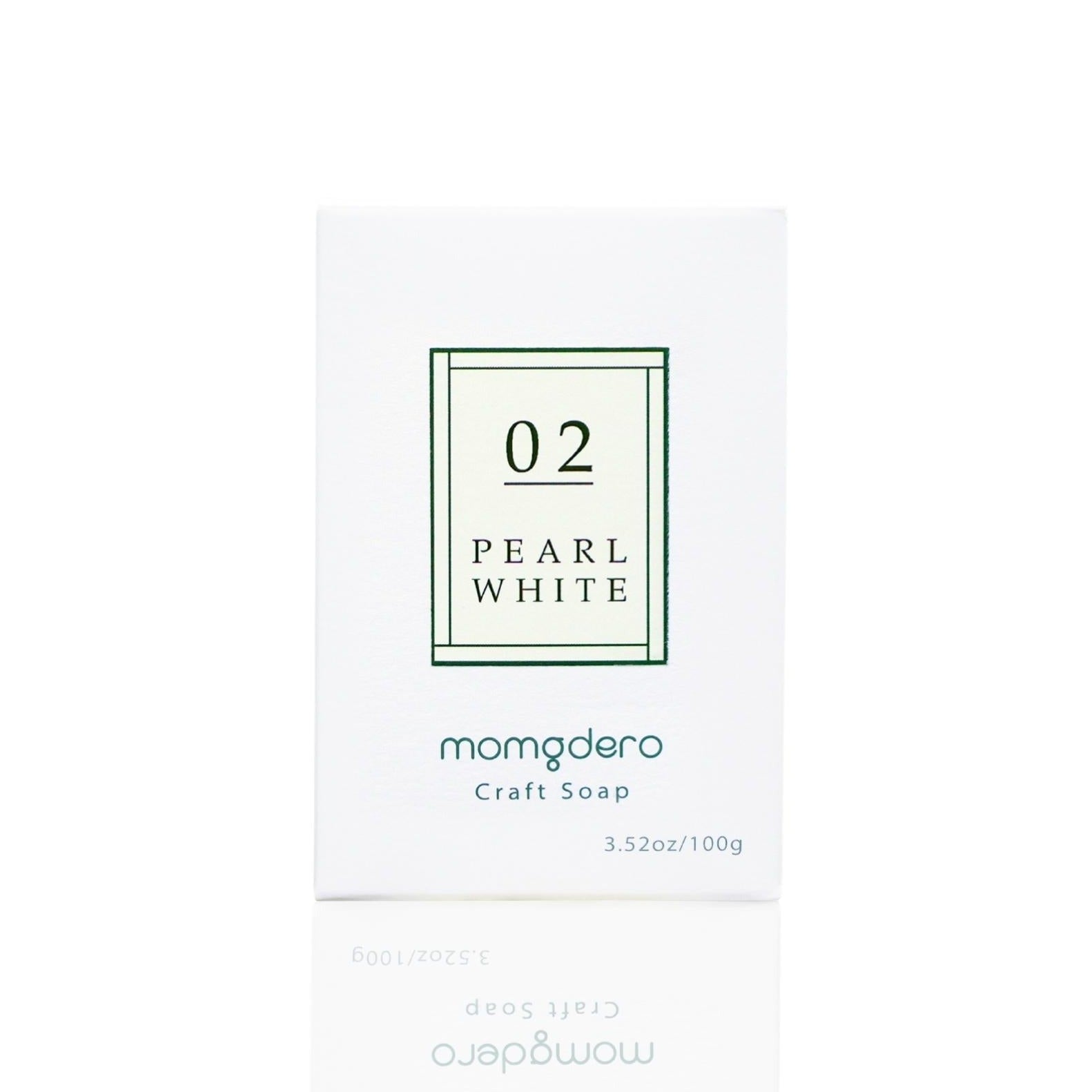 【Natural origin, for sensitive skin.】MOMGDERO Craft Soap Pearl White HB - Tokyo Fresh Direct
