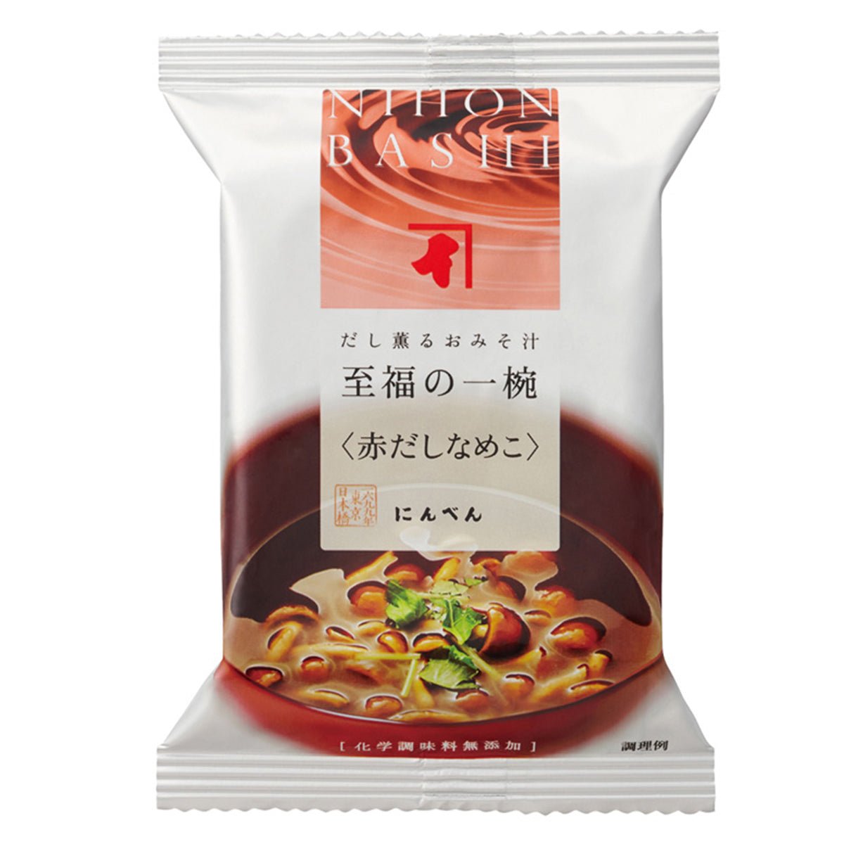 Ninben Shifuku Easy Miso Soup Akadashi Nameko Mushroom - Tokyo Fresh Direct