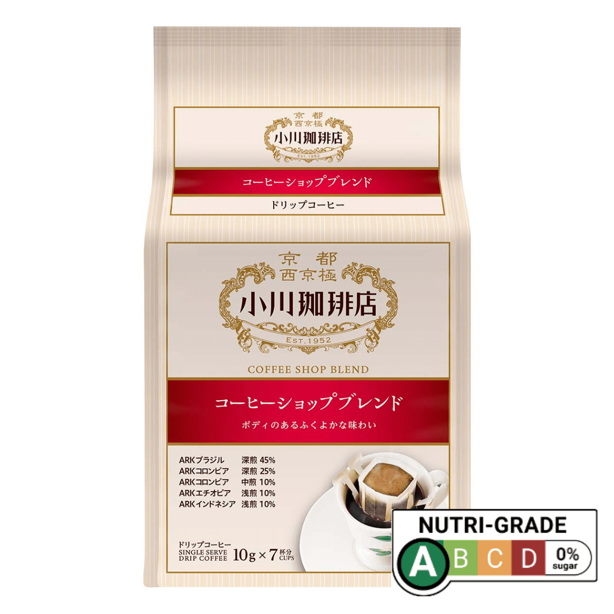 OGAWACOFFEE OGAWA COFFEE SHOP Coffee Shop Blend Drip coffee 7cups - Tokyo Fresh Direct