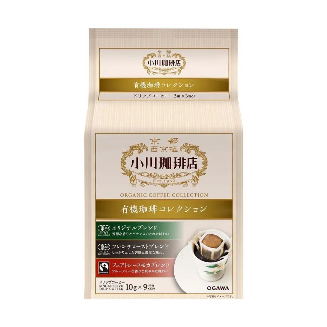 OGAWACOFFEE OGAWA COFFEE SHOP Organic Coffee Collection Drip coffee 9cups - Tokyo Fresh Direct